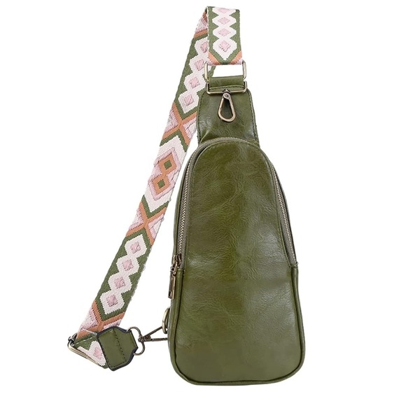 Sling Bag PU Leather Small
Crossbody Backpack
Multipurpose Chest Bag Women - Picture 9 of 11